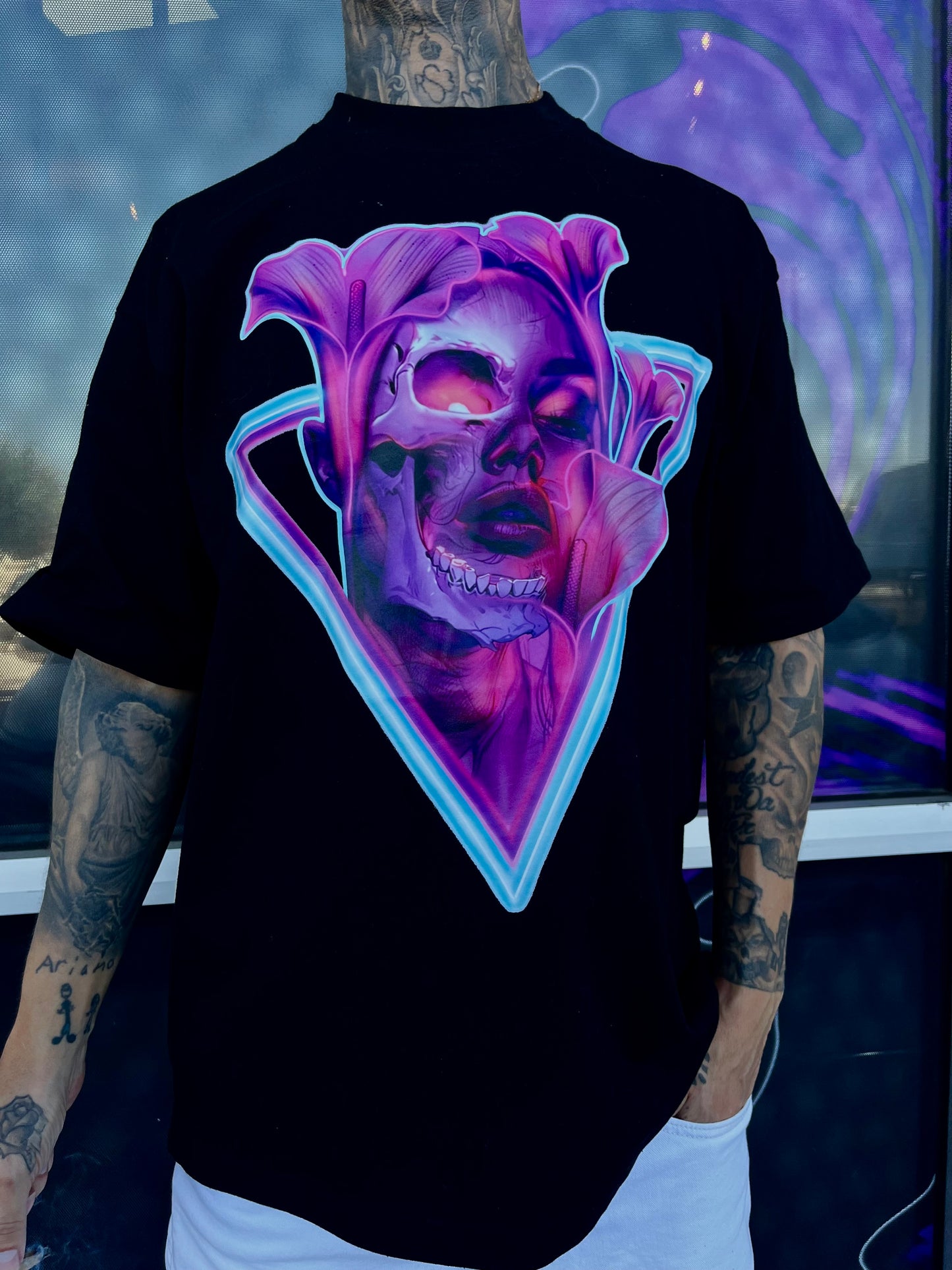 Neon Nightlife Premium Heavyweight Tee